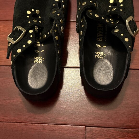 BIRKENSTOCK Suede Boston Rivets - Picture 6 of 11